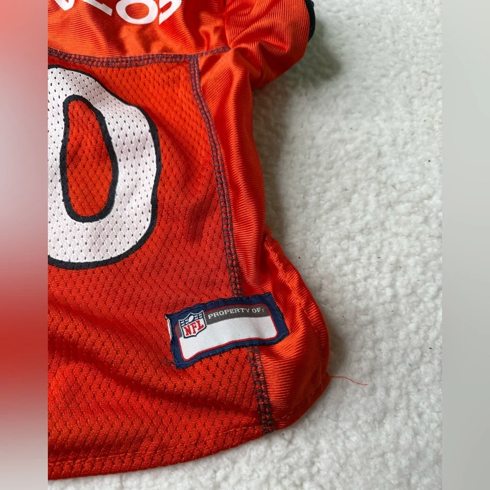 Pets First NFL Denver Broncos Dog Mesh Jersey Sz M Unisex Pets EUC
